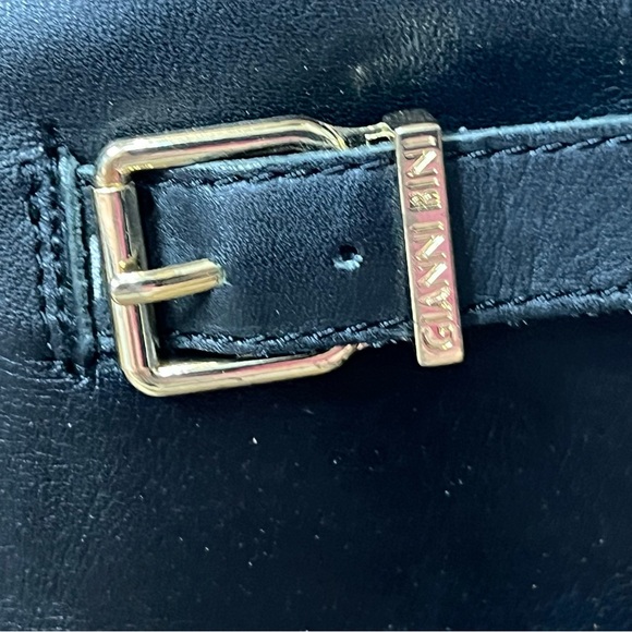 Gianni Bini Black Brown Tall Side Zip Riding Boots SZ 8 - Picture 5 of 11